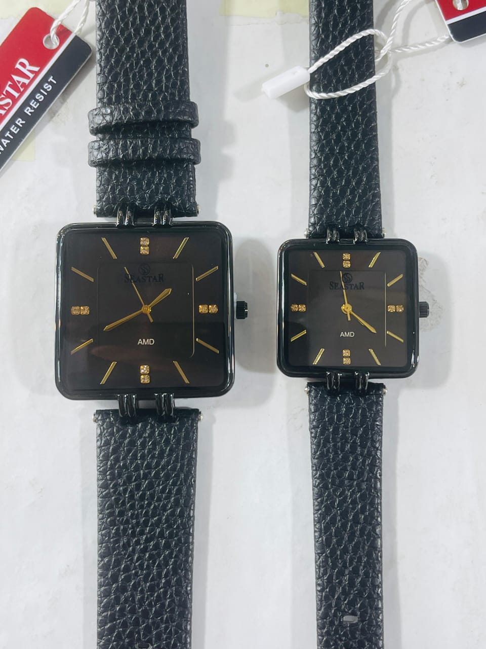 Seastar Square Couple Watch