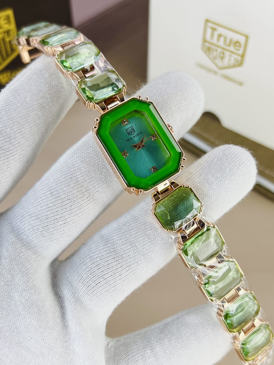 Braclet Stone Watch For Her