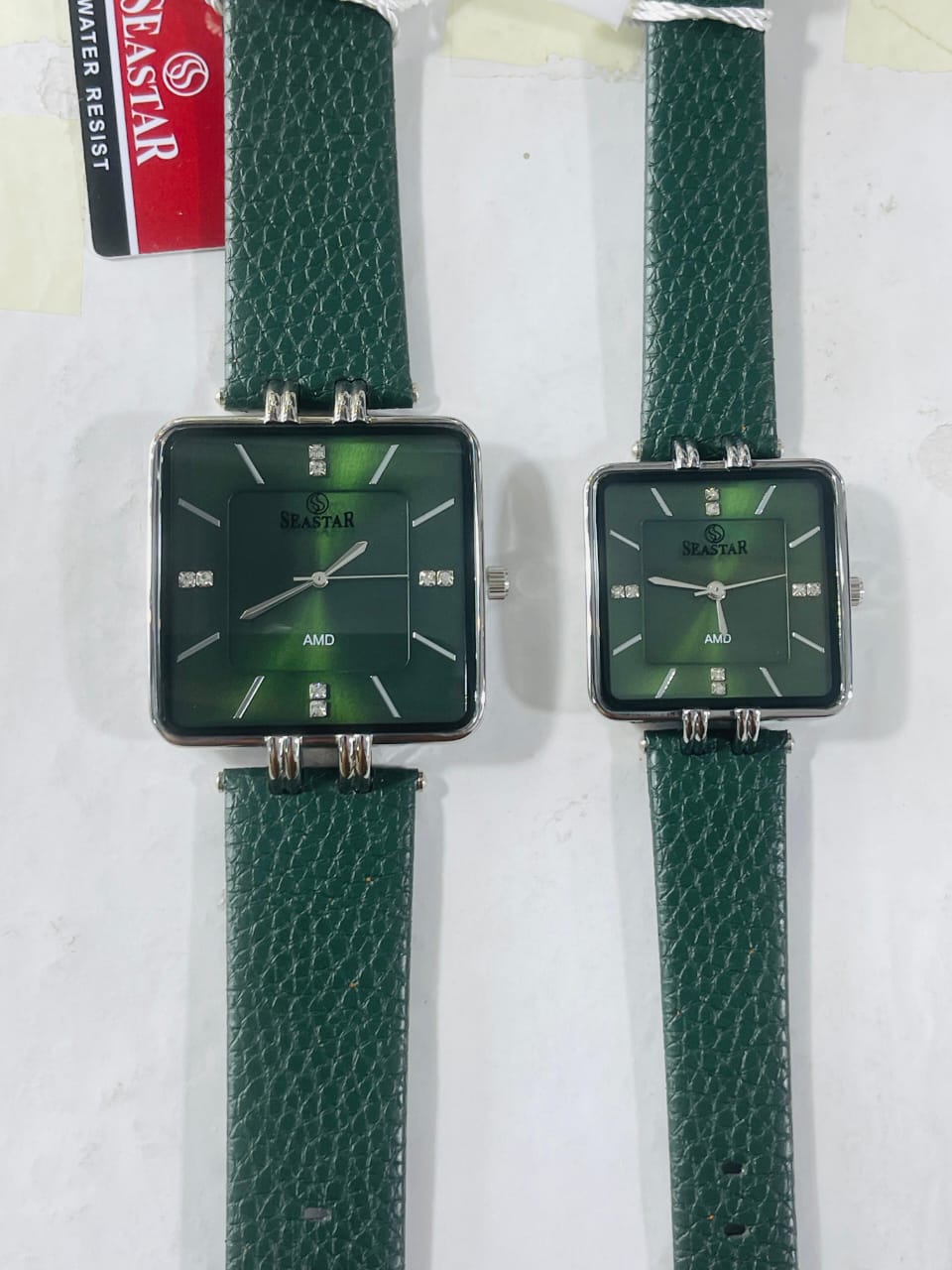 Seastar Square Couple Watch