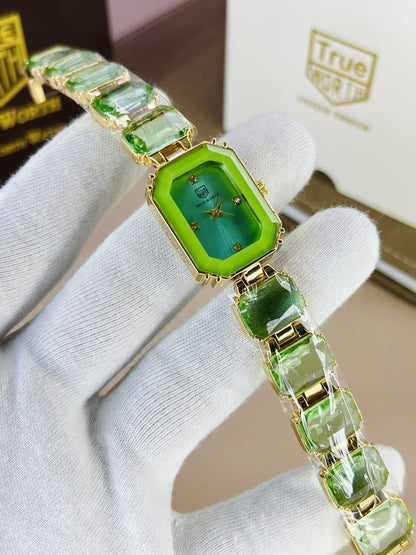 Braclet Stone Watch For Her