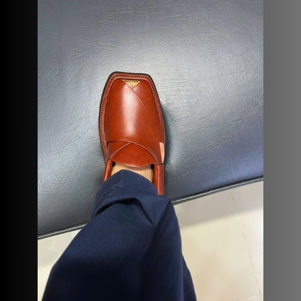 🔥 Smart Zalimi Red Peshawari Chappal