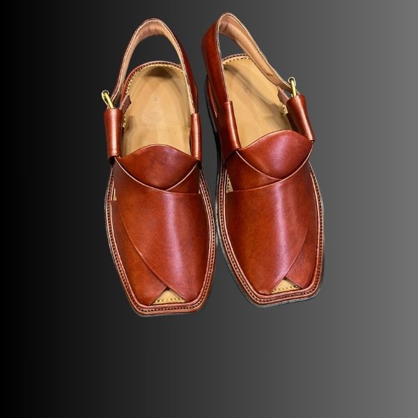 🔥 Smart Zalimi Red Peshawari Chappal